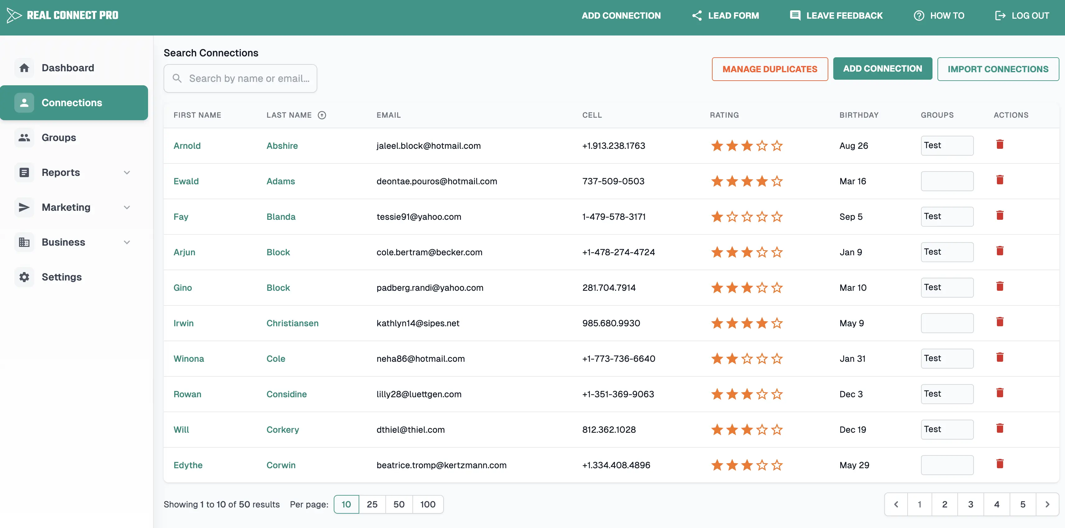 Connection Management